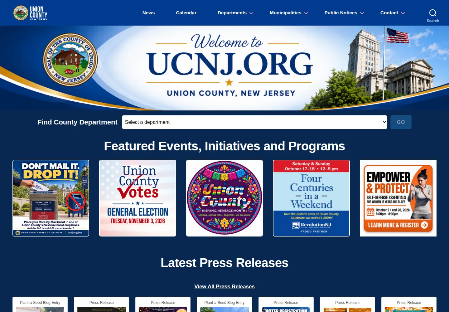 Screenshot of ucnj.org