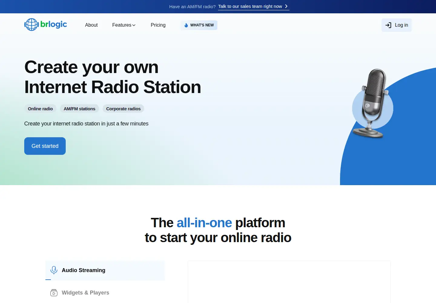 Screenshot of minhawebradio.net