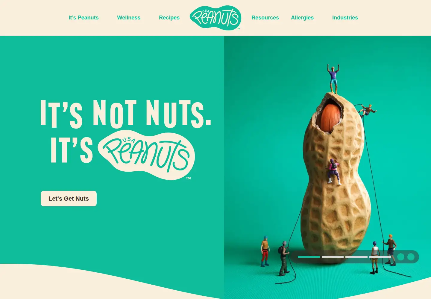 Screenshot of nationalpeanutboard.org