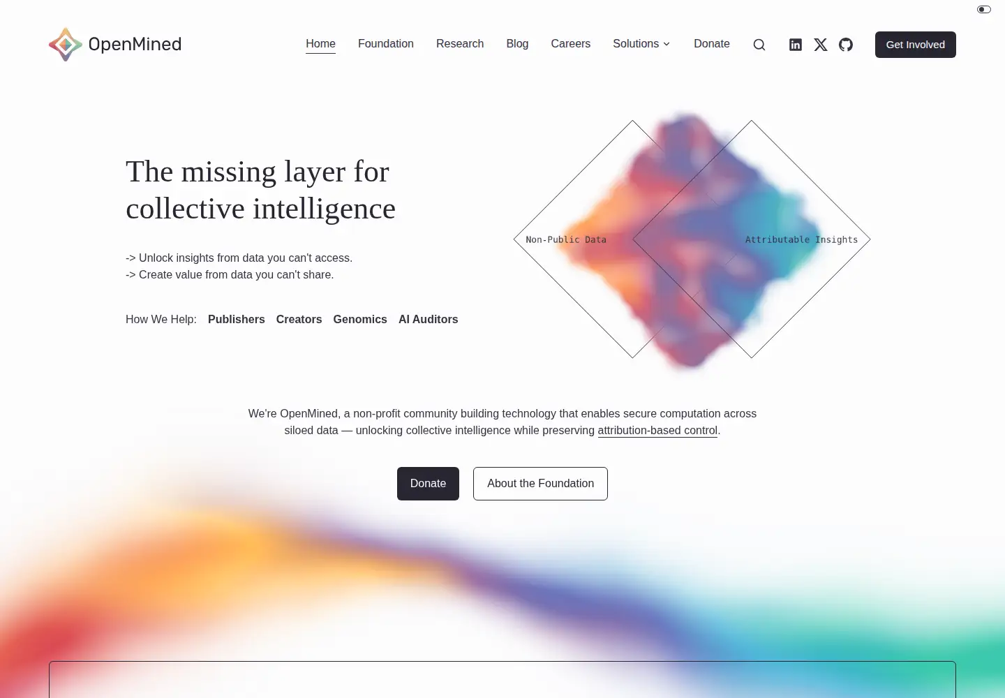 Screenshot of openmined.org