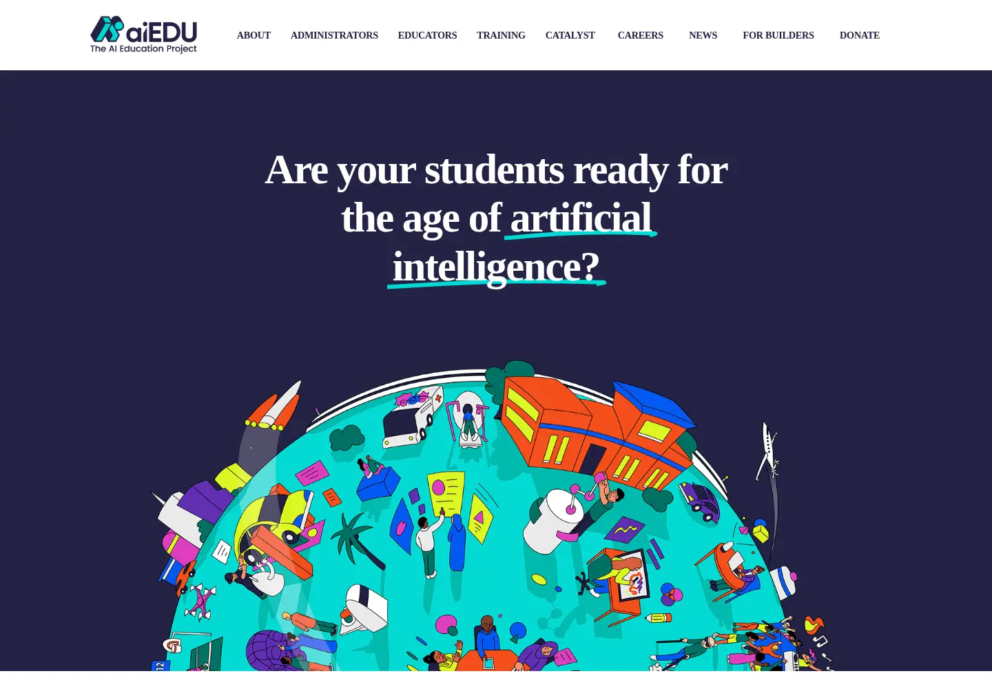 Screenshot of aiedu.org