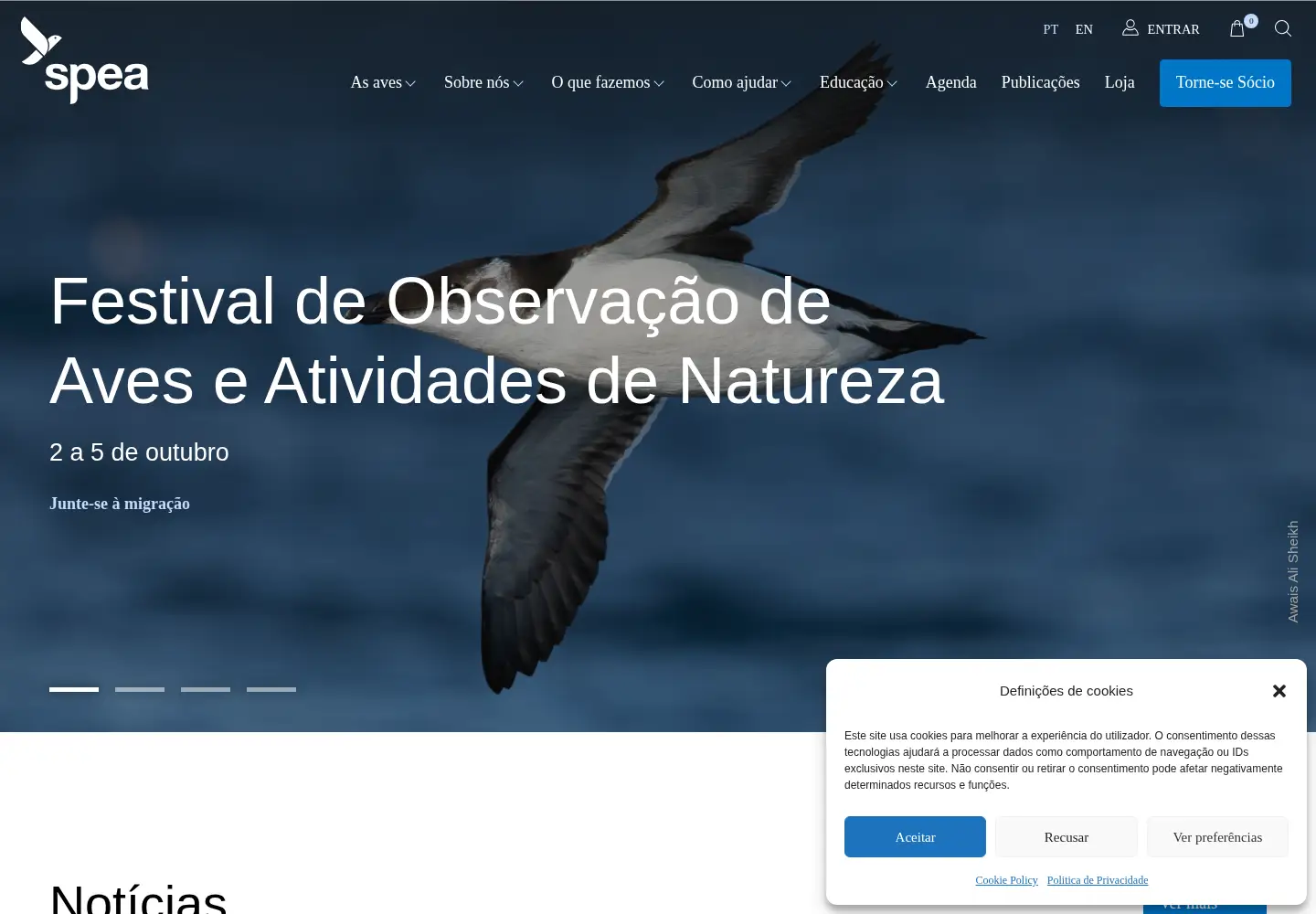 Screenshot of spea.pt
