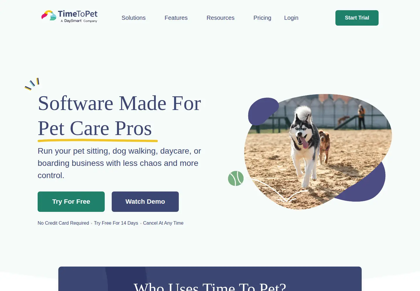 Screenshot of timetopet.com