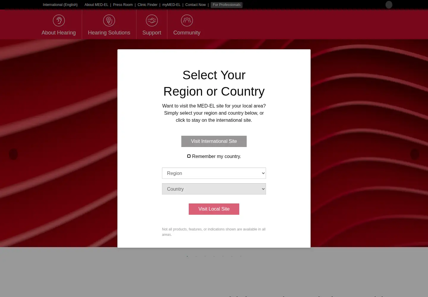 Screenshot of medel.com