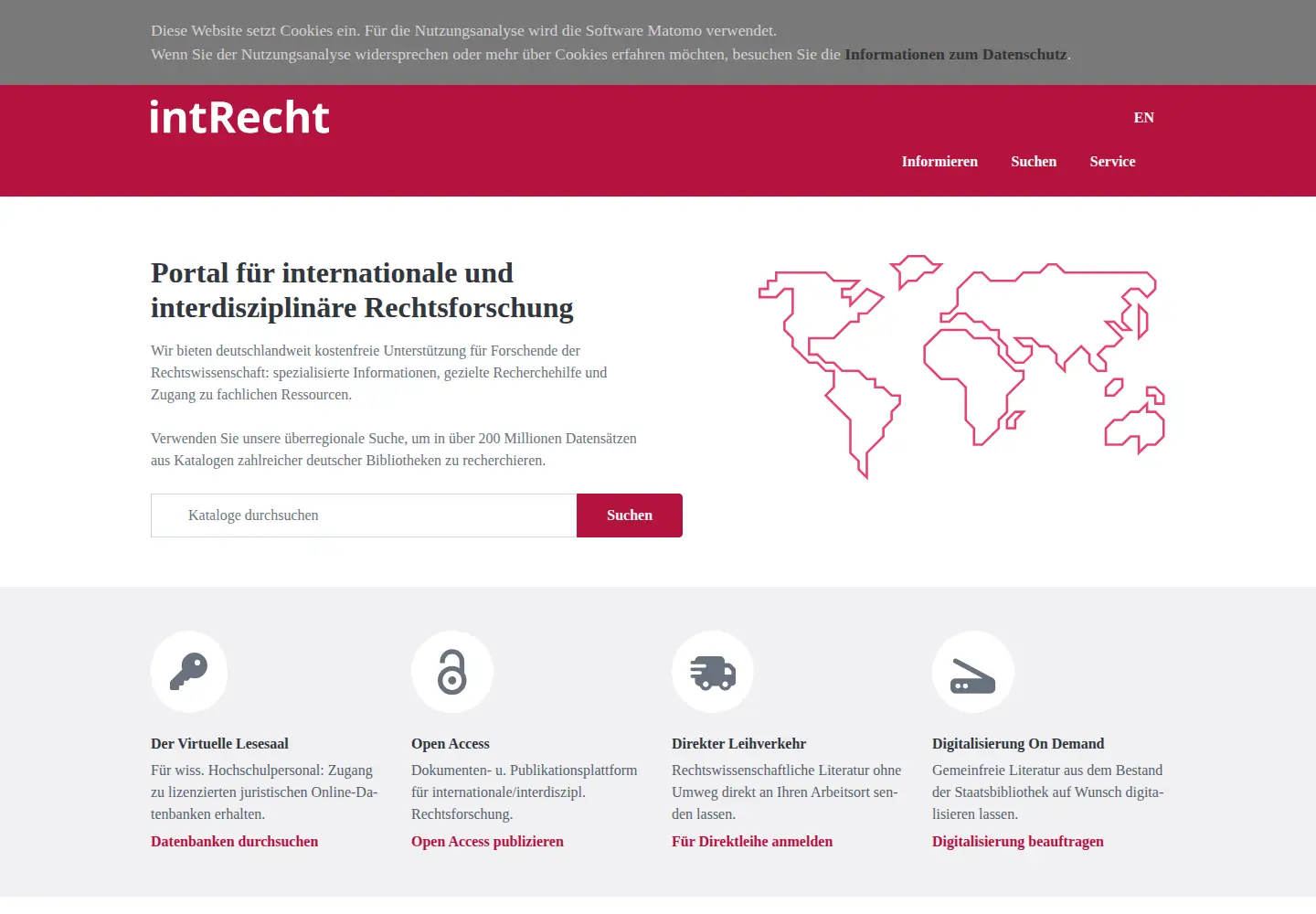 Screenshot of vifa-recht.de