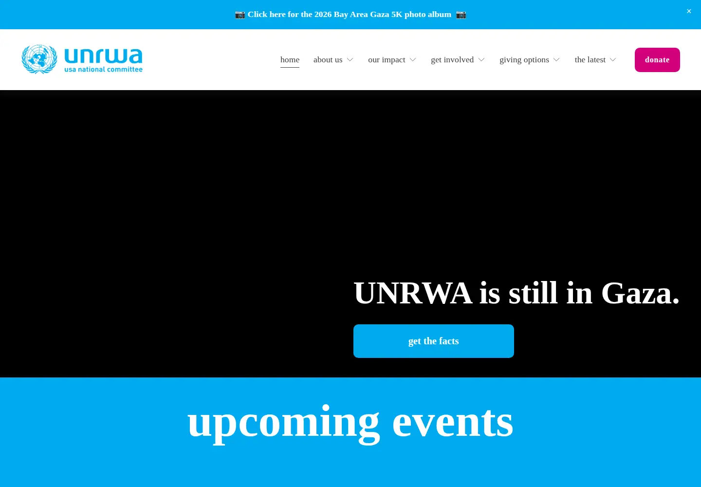 Screenshot of unrwausa.org