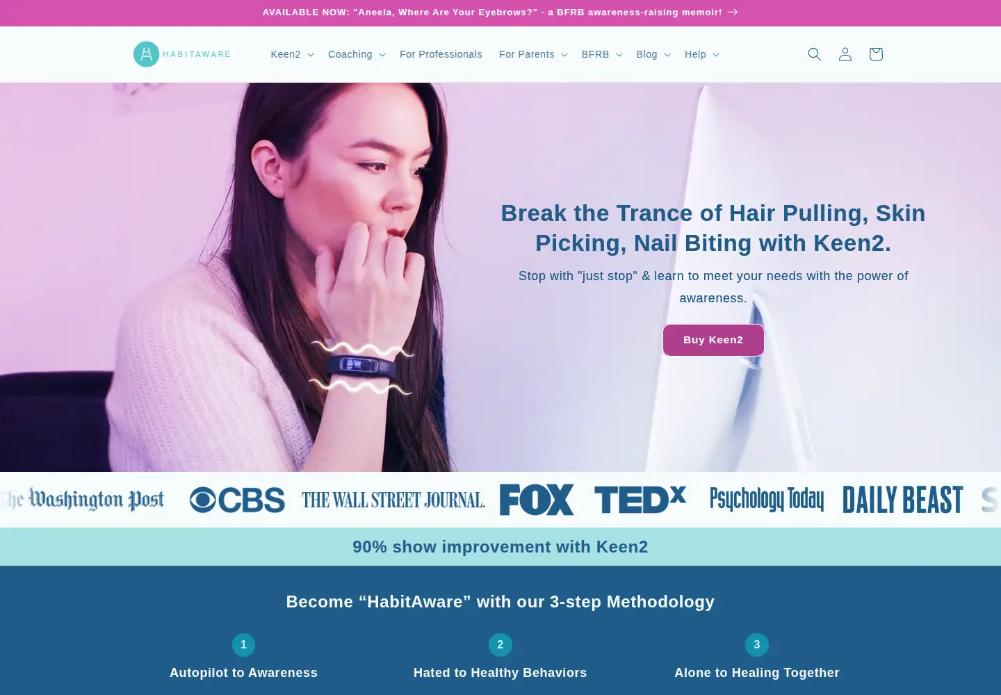 Screenshot of habitaware.com