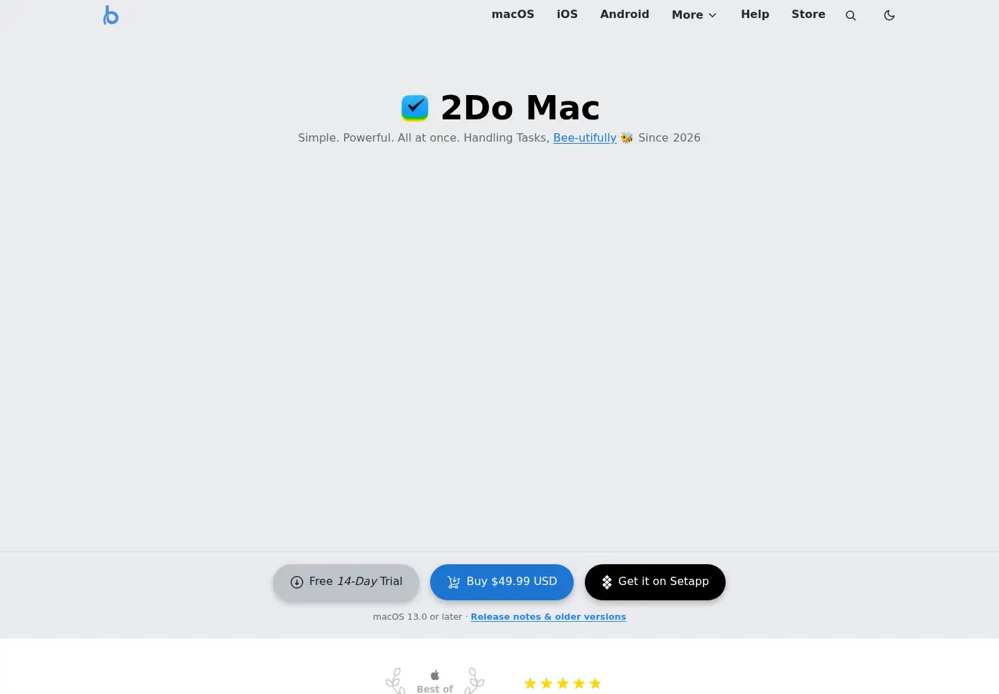 Screenshot of 2doapp.com