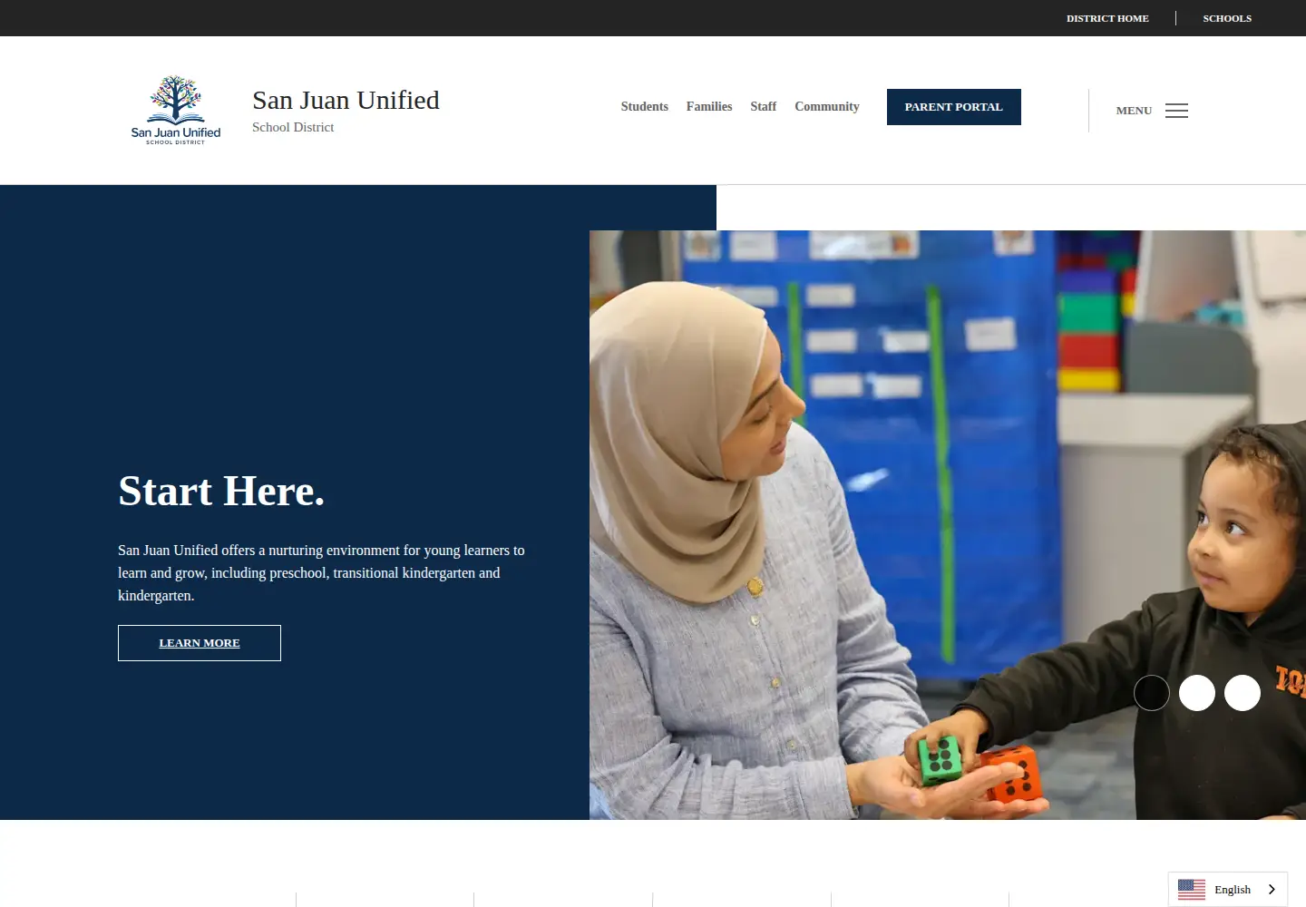Screenshot of sanjuan.edu