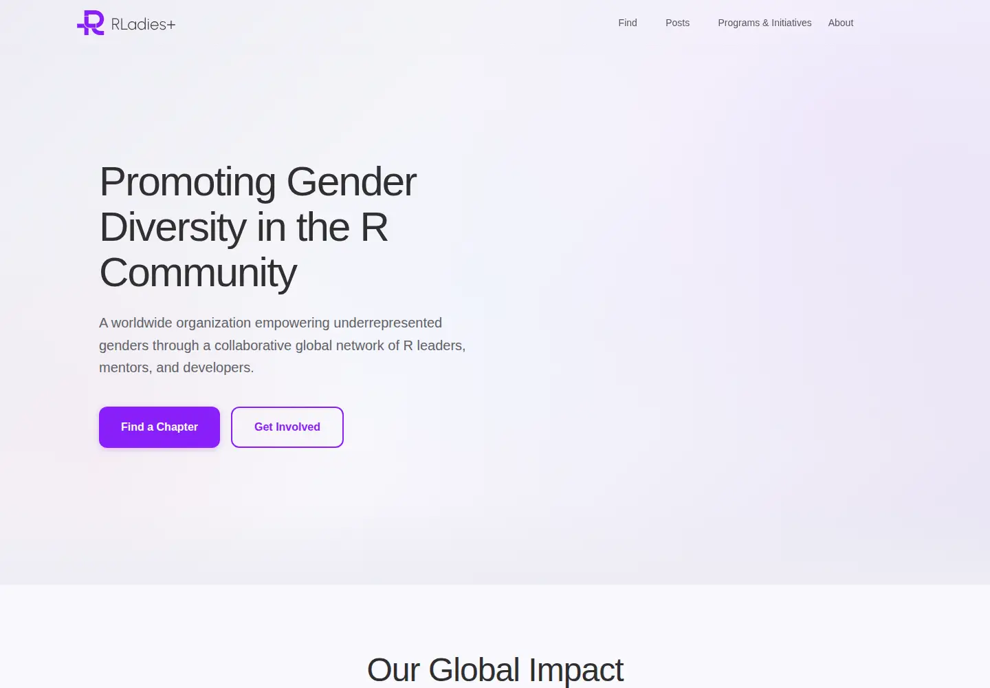 Screenshot of rladies.org