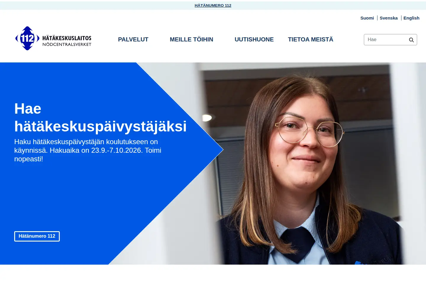 Screenshot of 112.fi