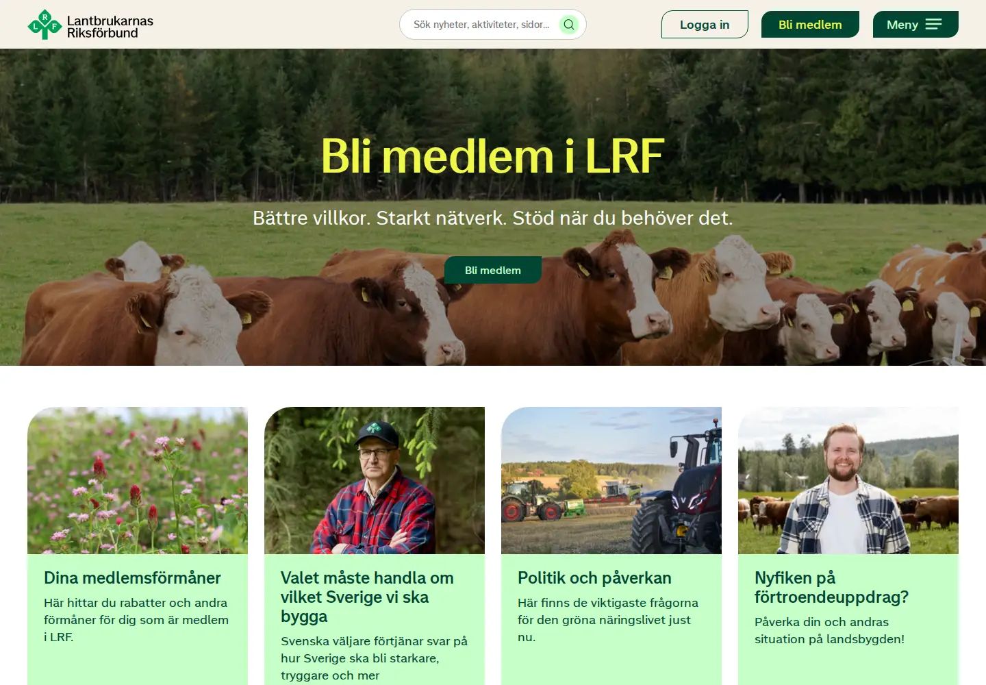 Screenshot of lrf.se