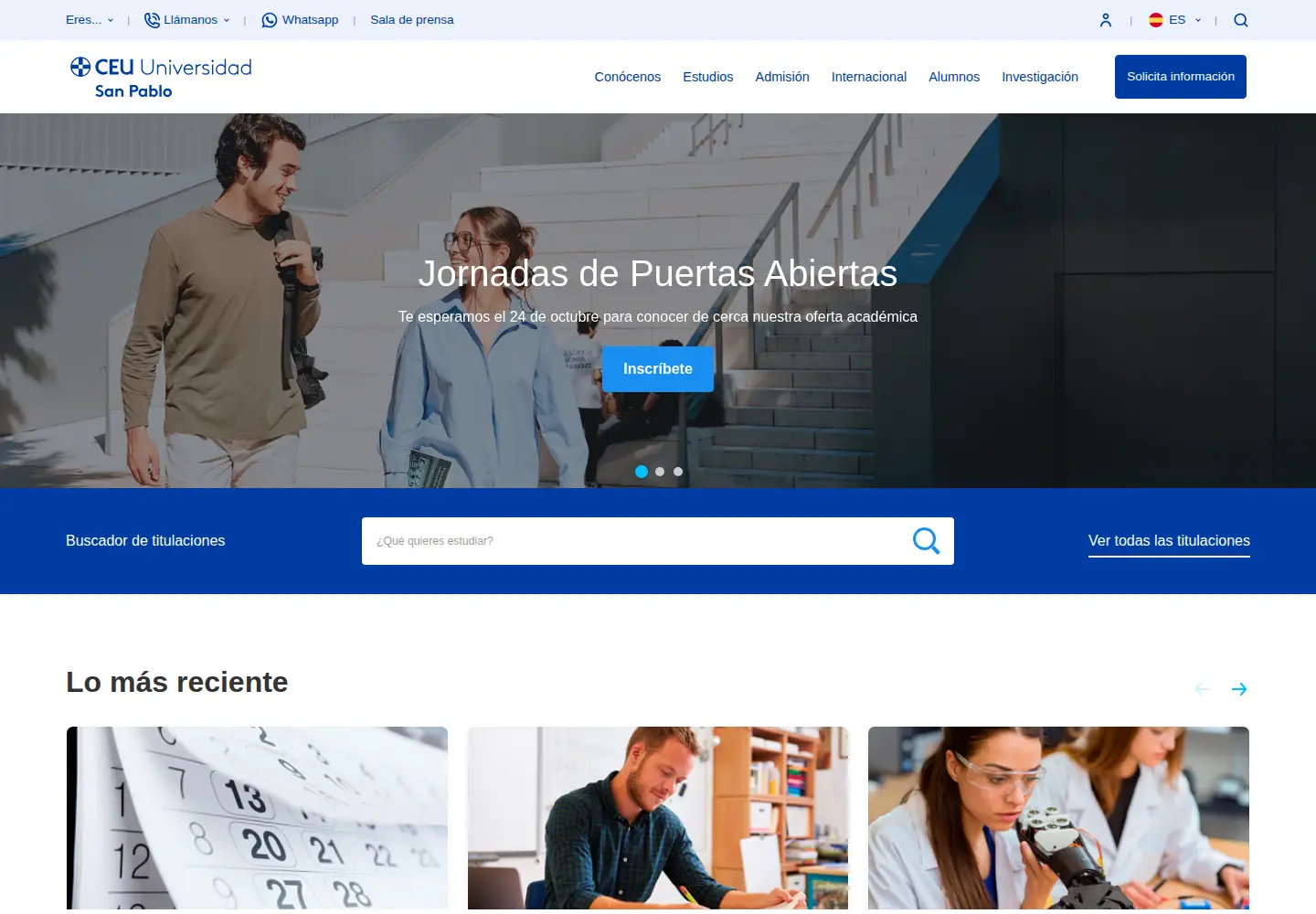 Screenshot of uspceu.com