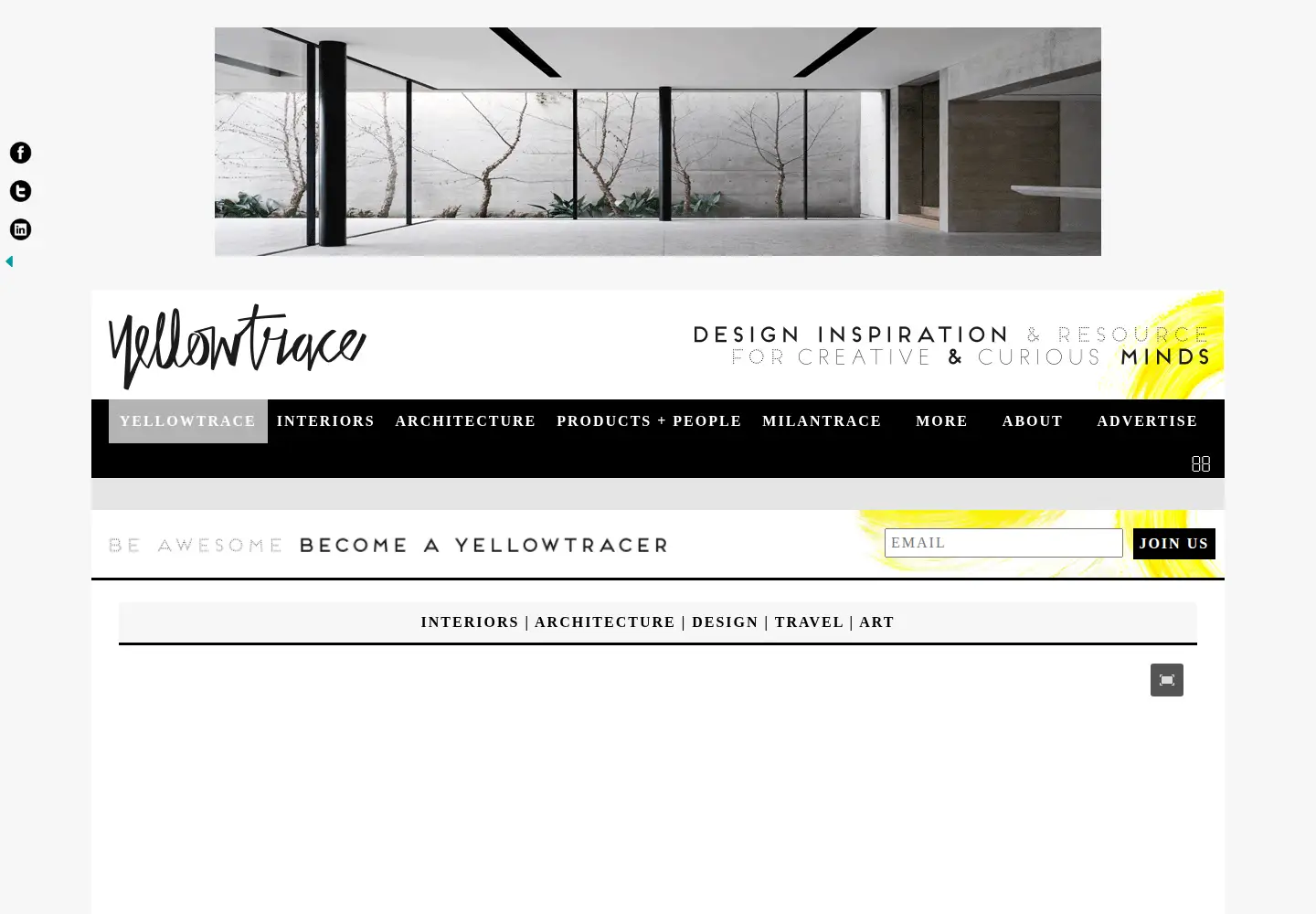 Screenshot of yellowtrace.com.au
