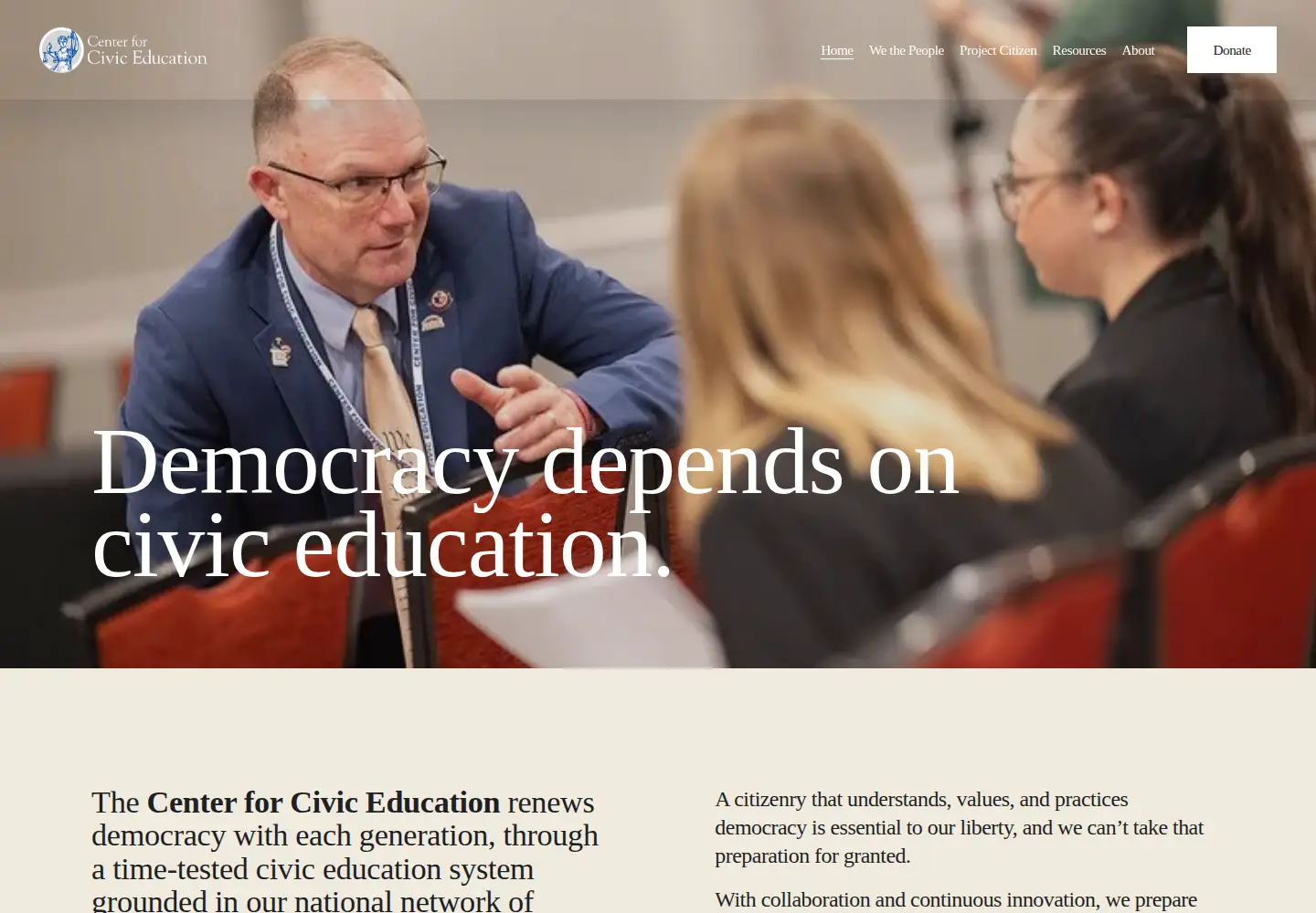 Screenshot of civiced.org