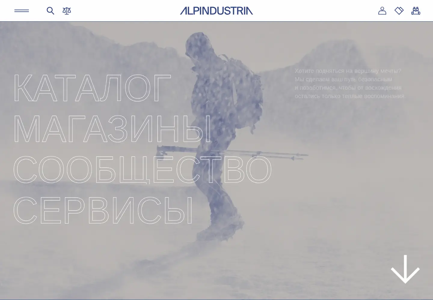 Screenshot of alpindustria.ru