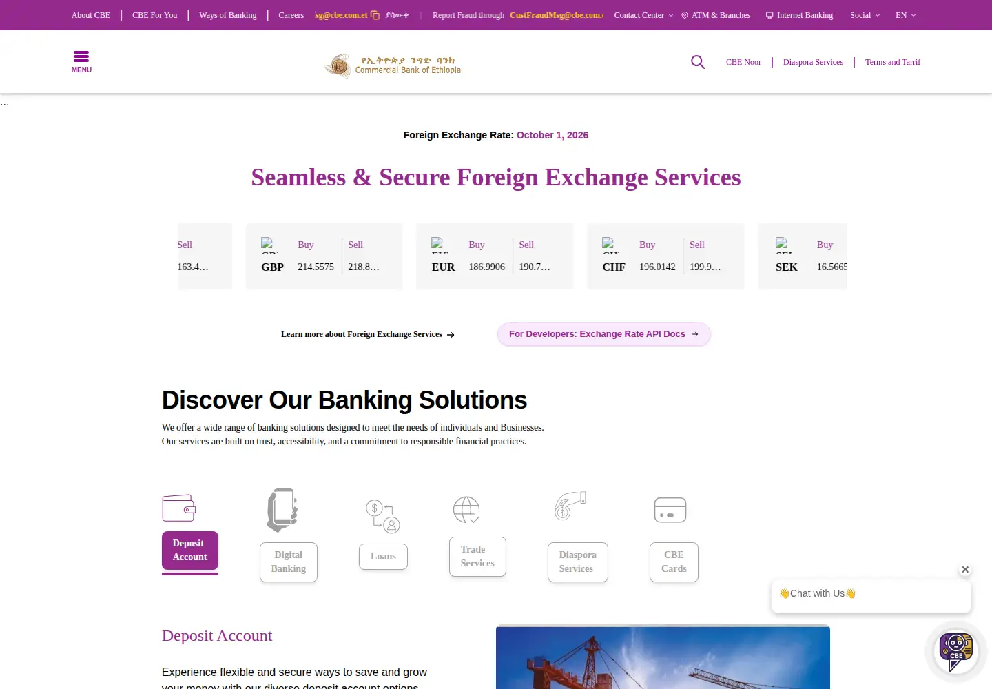 Screenshot of combanketh.et