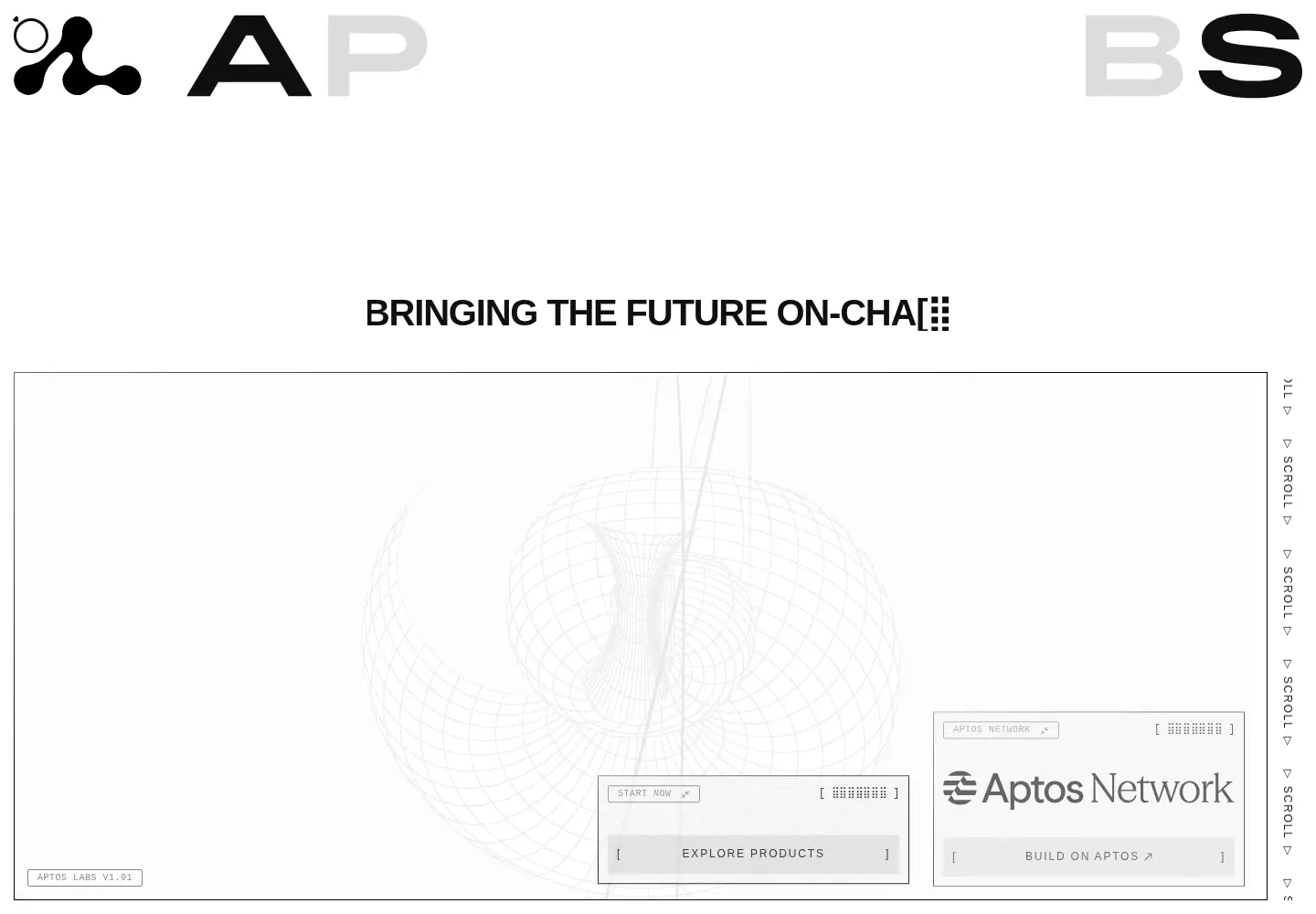 Screenshot of aptoslabs.com