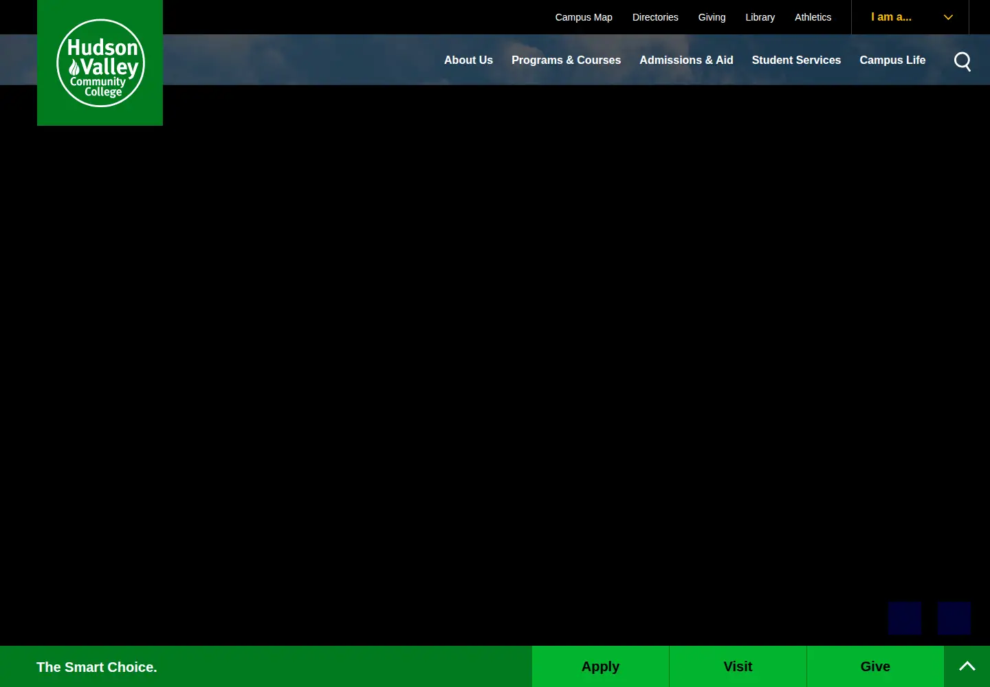 Screenshot of hvcc.edu