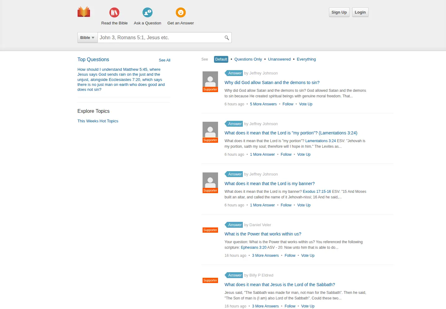 Screenshot of ebible.com