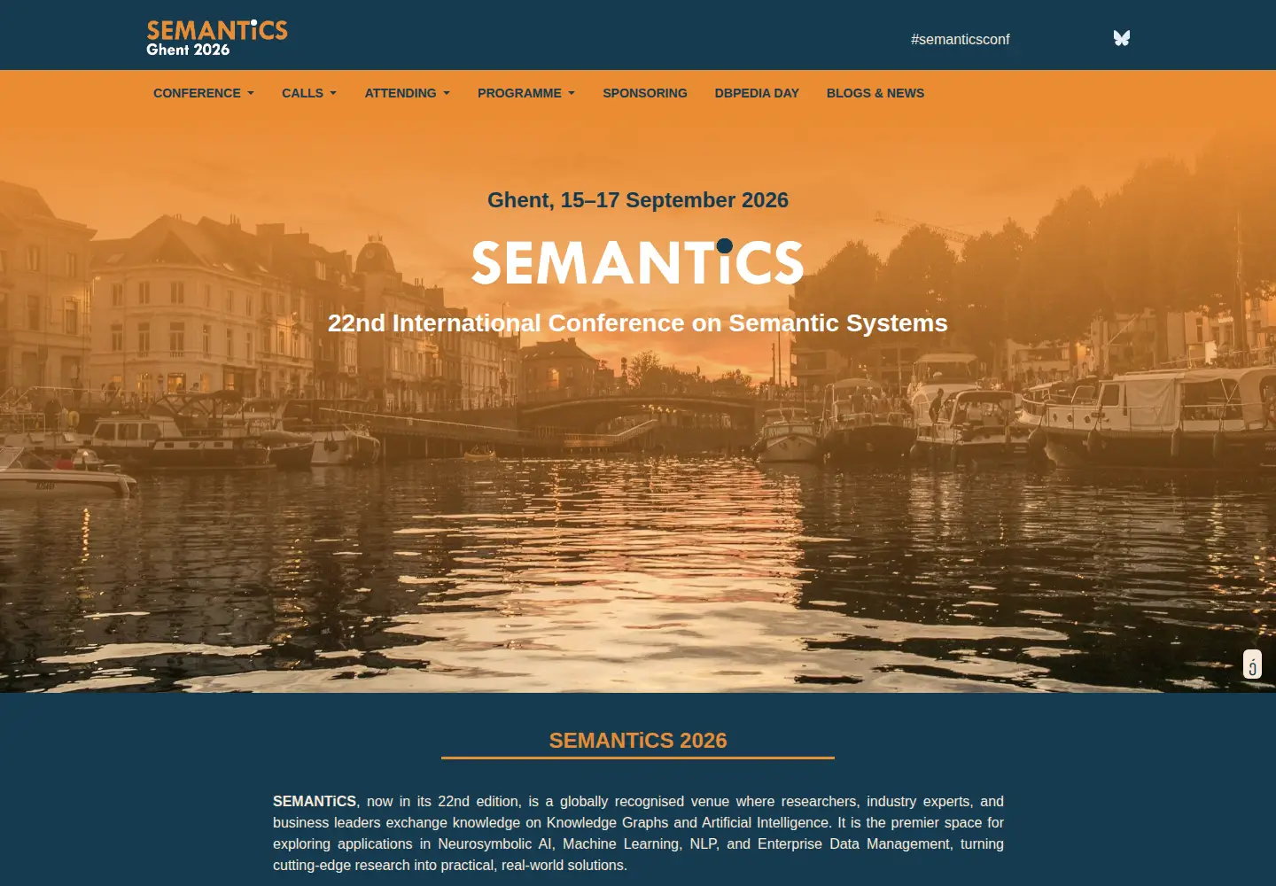 Screenshot of semantics.cc