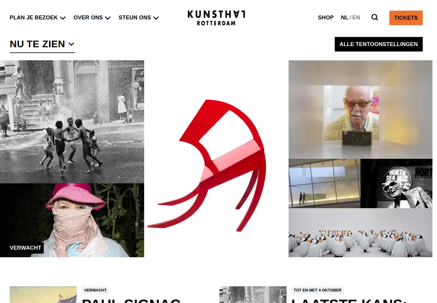 Screenshot of kunsthal.nl