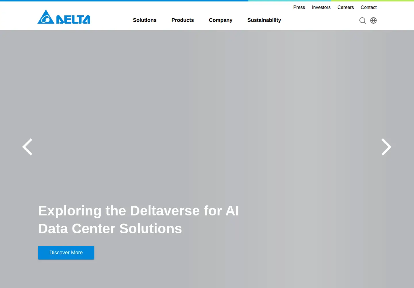 Screenshot of deltaww.com