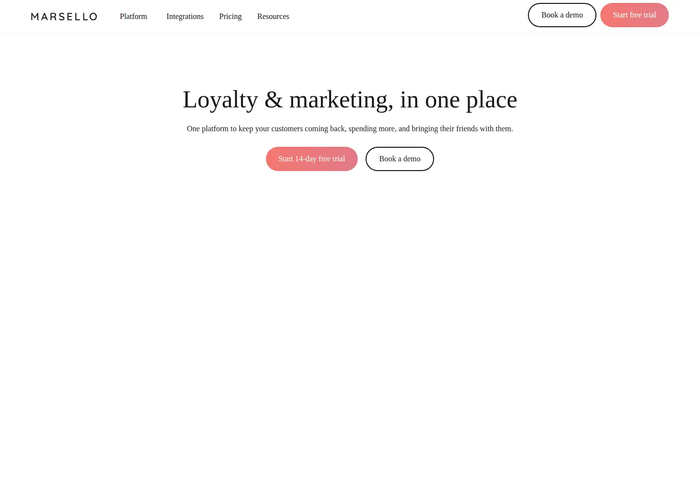 Screenshot of marsello.com
