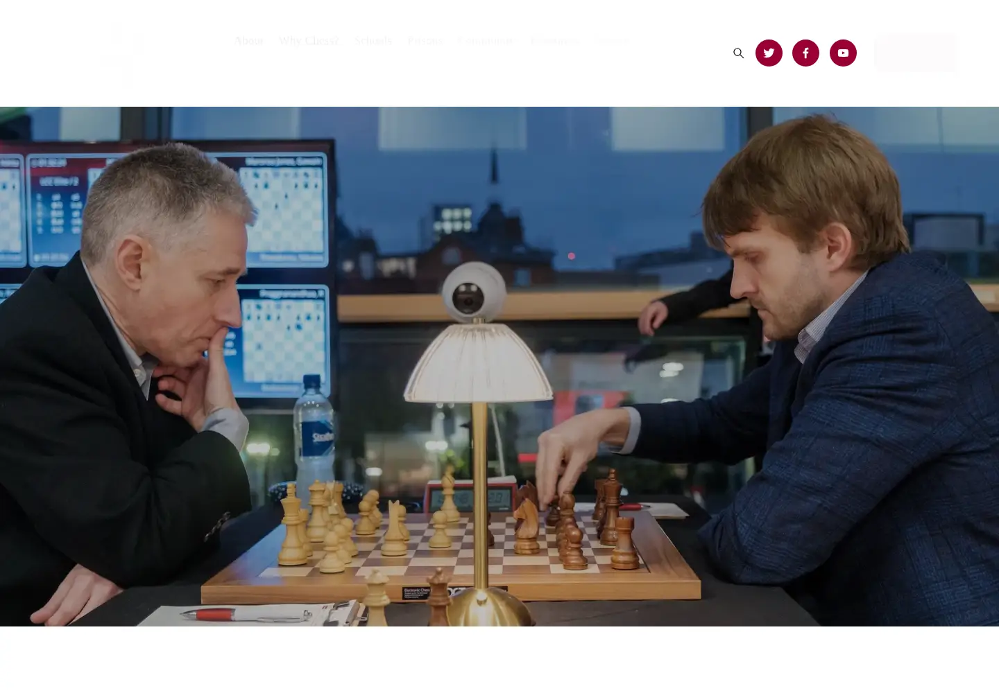 Screenshot of chessinschools.co.uk