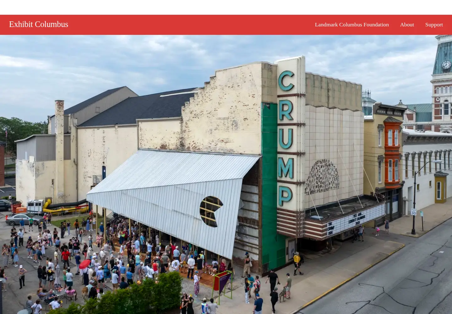 Screenshot of exhibitcolumbus.org