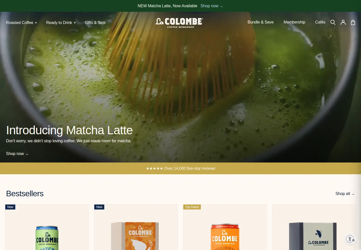 Screenshot of lacolombe.com