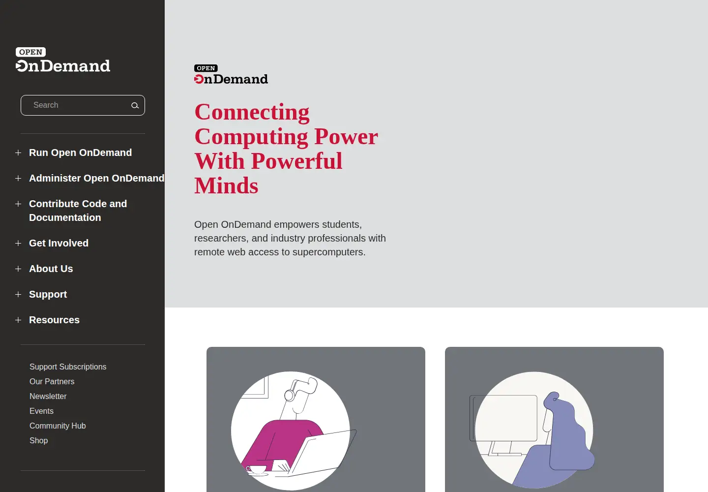 Screenshot of openondemand.org