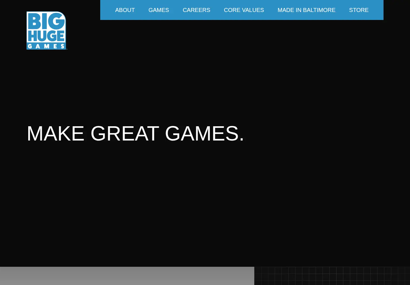 Screenshot of bighugegames.com