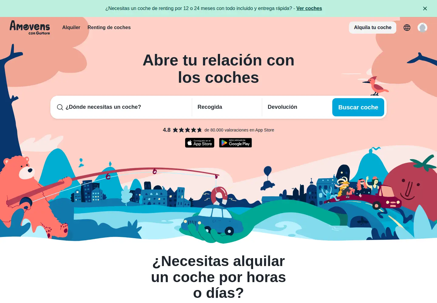 Screenshot of amovens.com