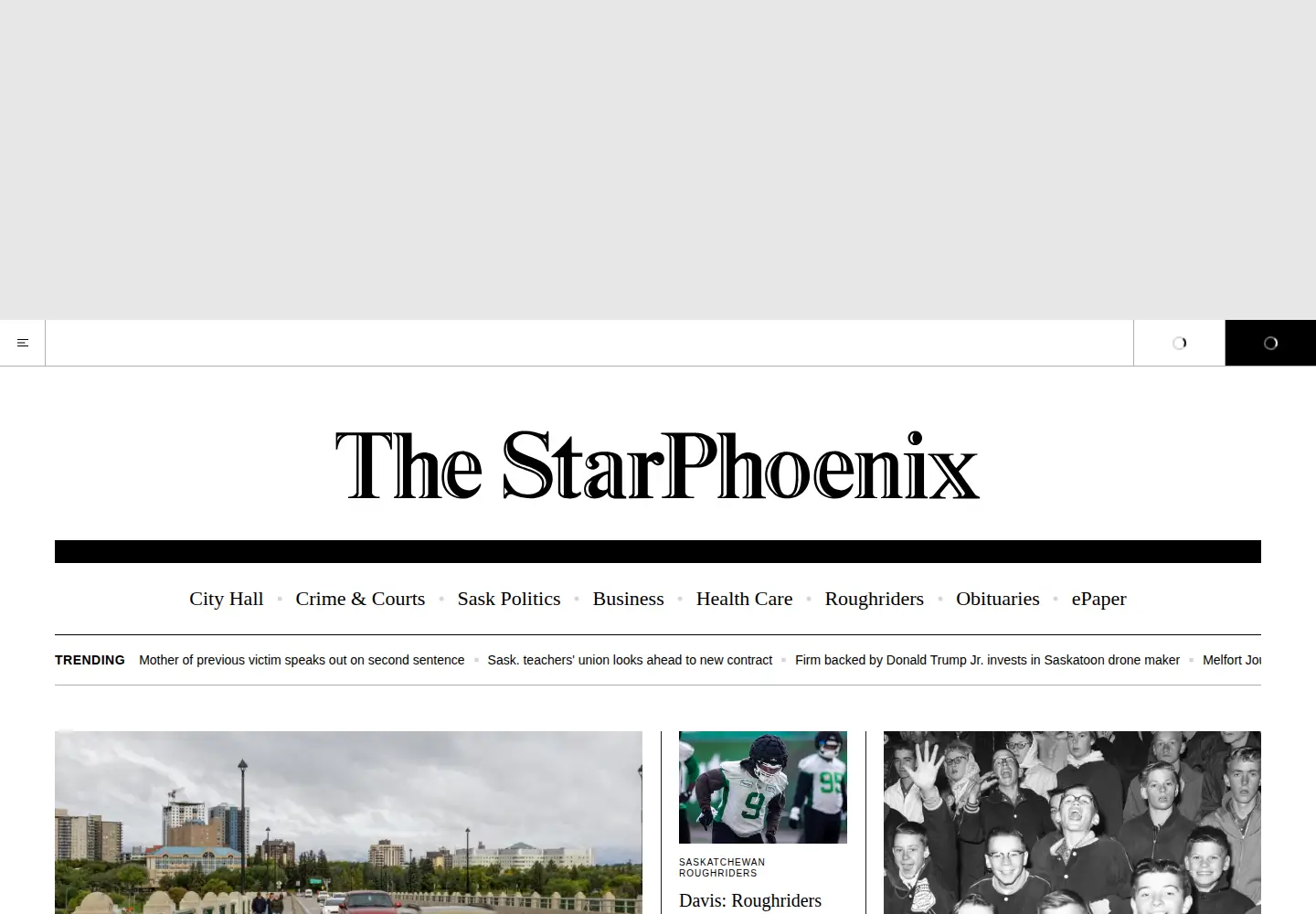 Screenshot of thestarphoenix.com