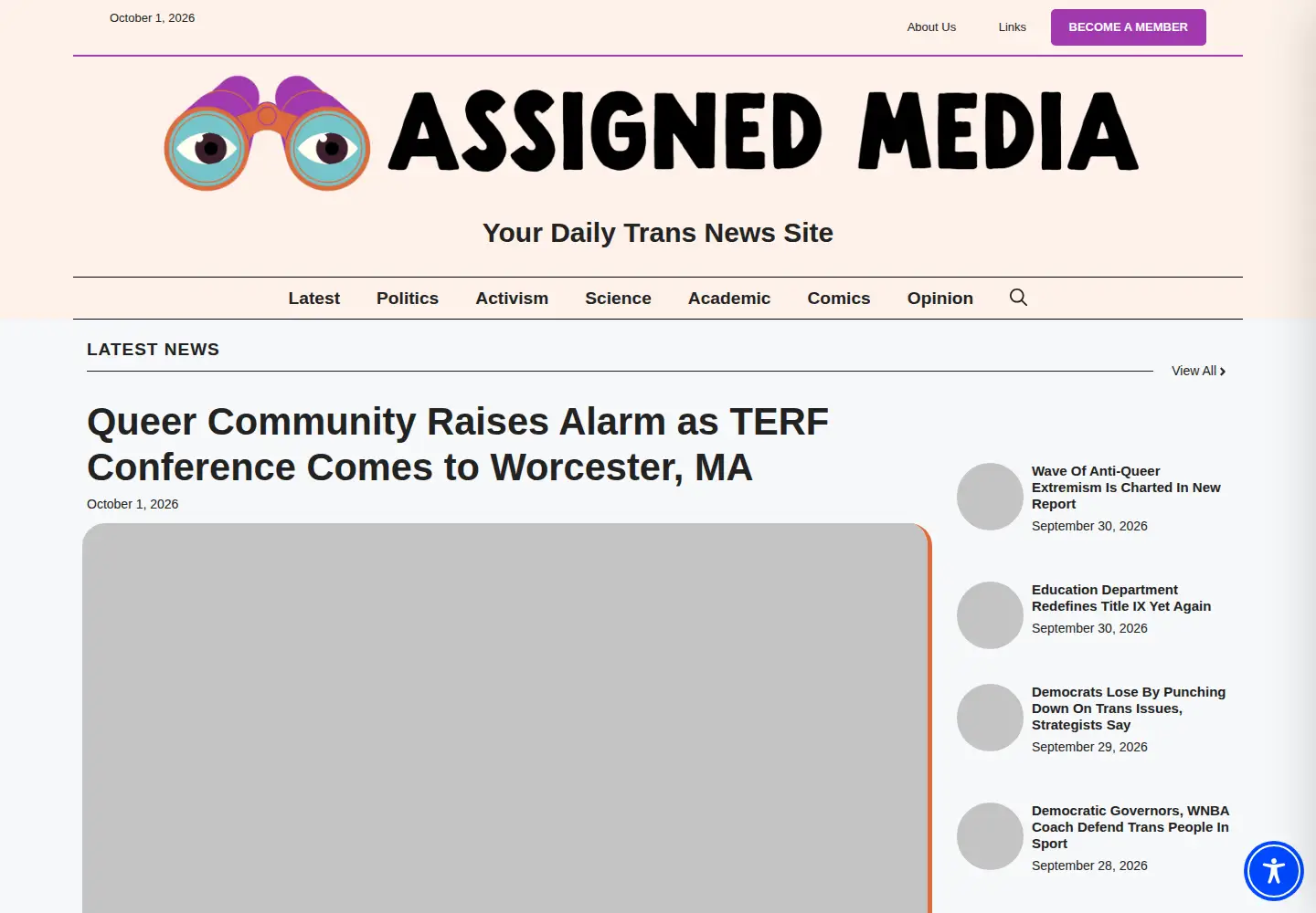 Screenshot of assignedmedia.org