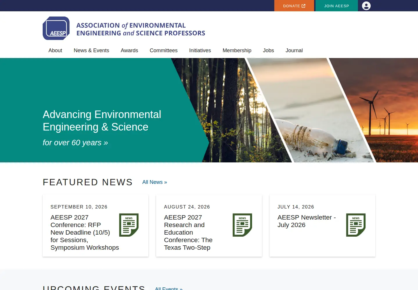 Screenshot of aeesp.org