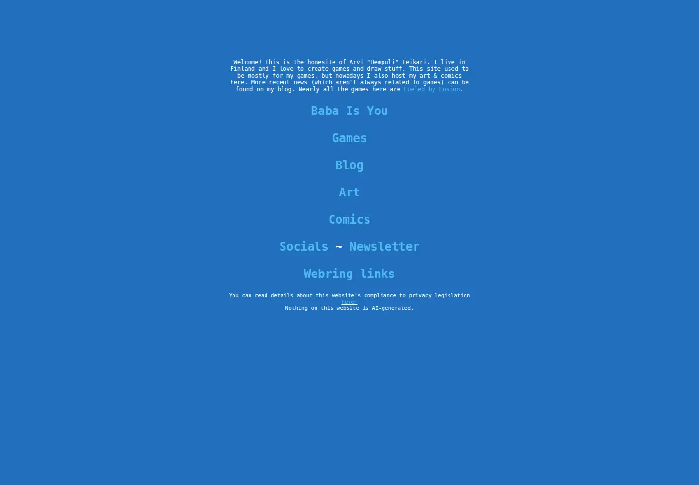 Screenshot of hempuli.com