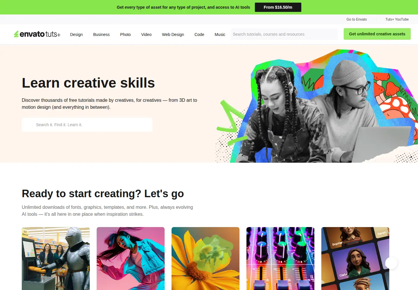 Screenshot of tutsplus.com