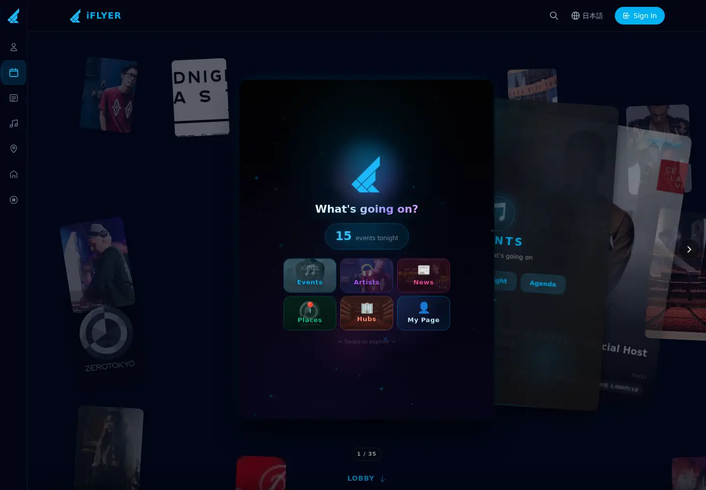 Screenshot of iflyer.tv