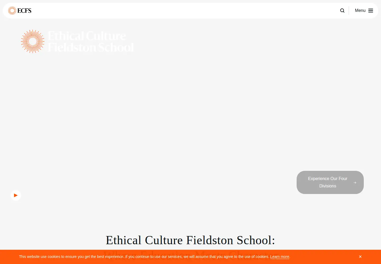 Screenshot of ecfs.org