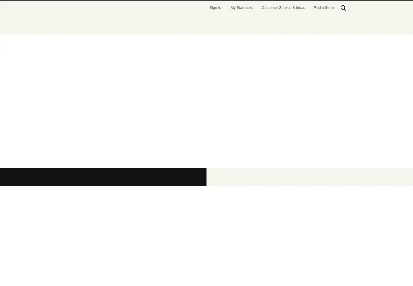 Screenshot of starbucks.co.kr