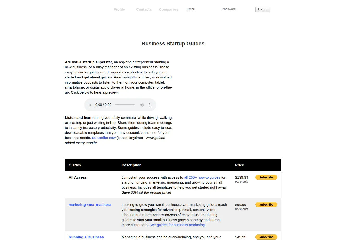 Screenshot of 40billion.com