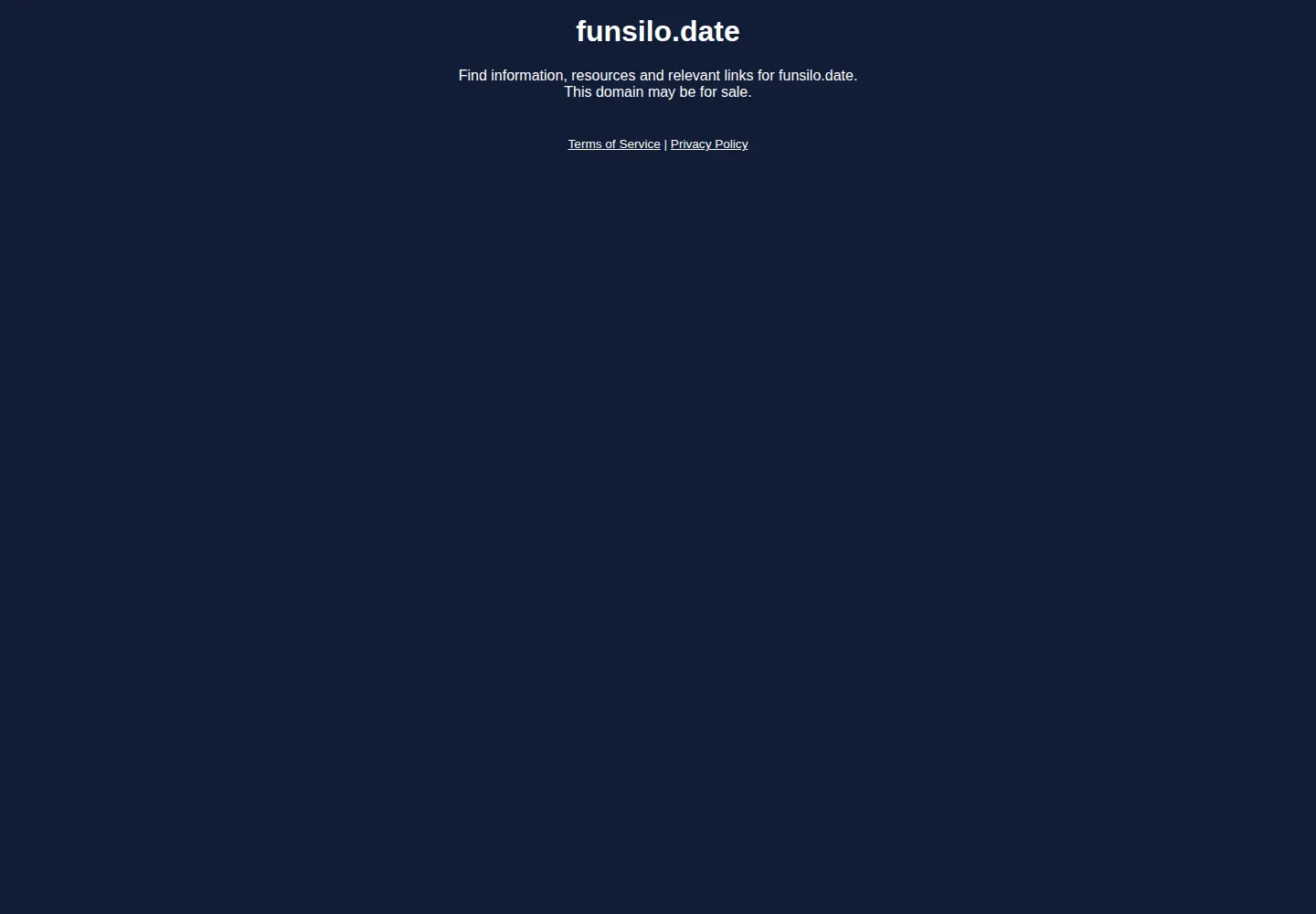 Screenshot of funsilo.date