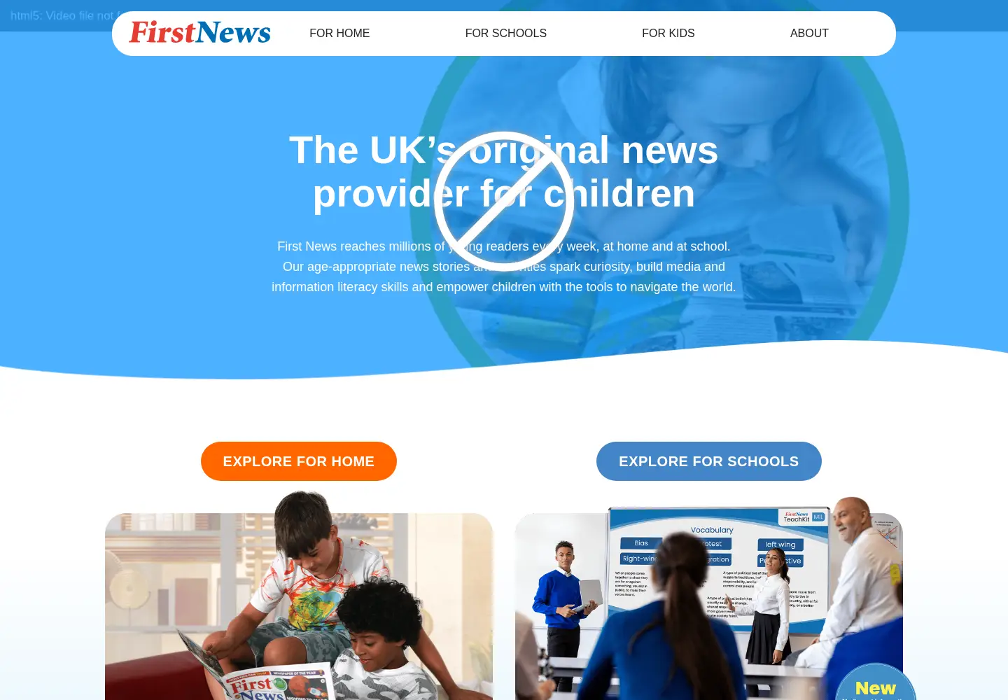Screenshot of firstnews.co.uk