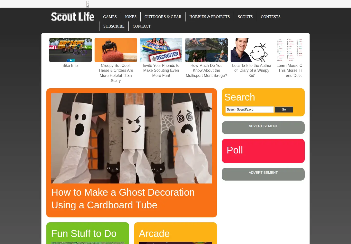 Screenshot of boyslife.org