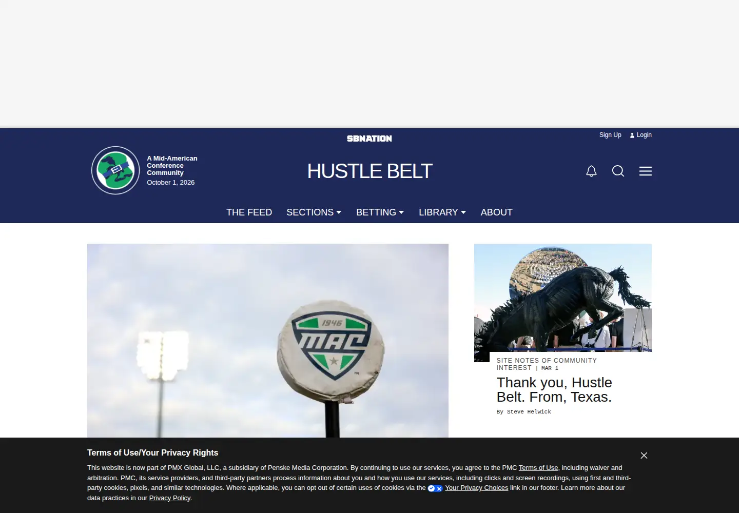 Screenshot of hustlebelt.com