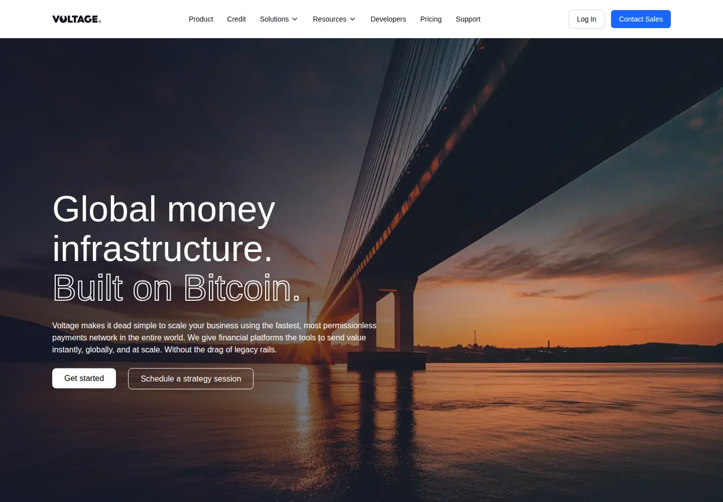 Screenshot of voltage.cloud