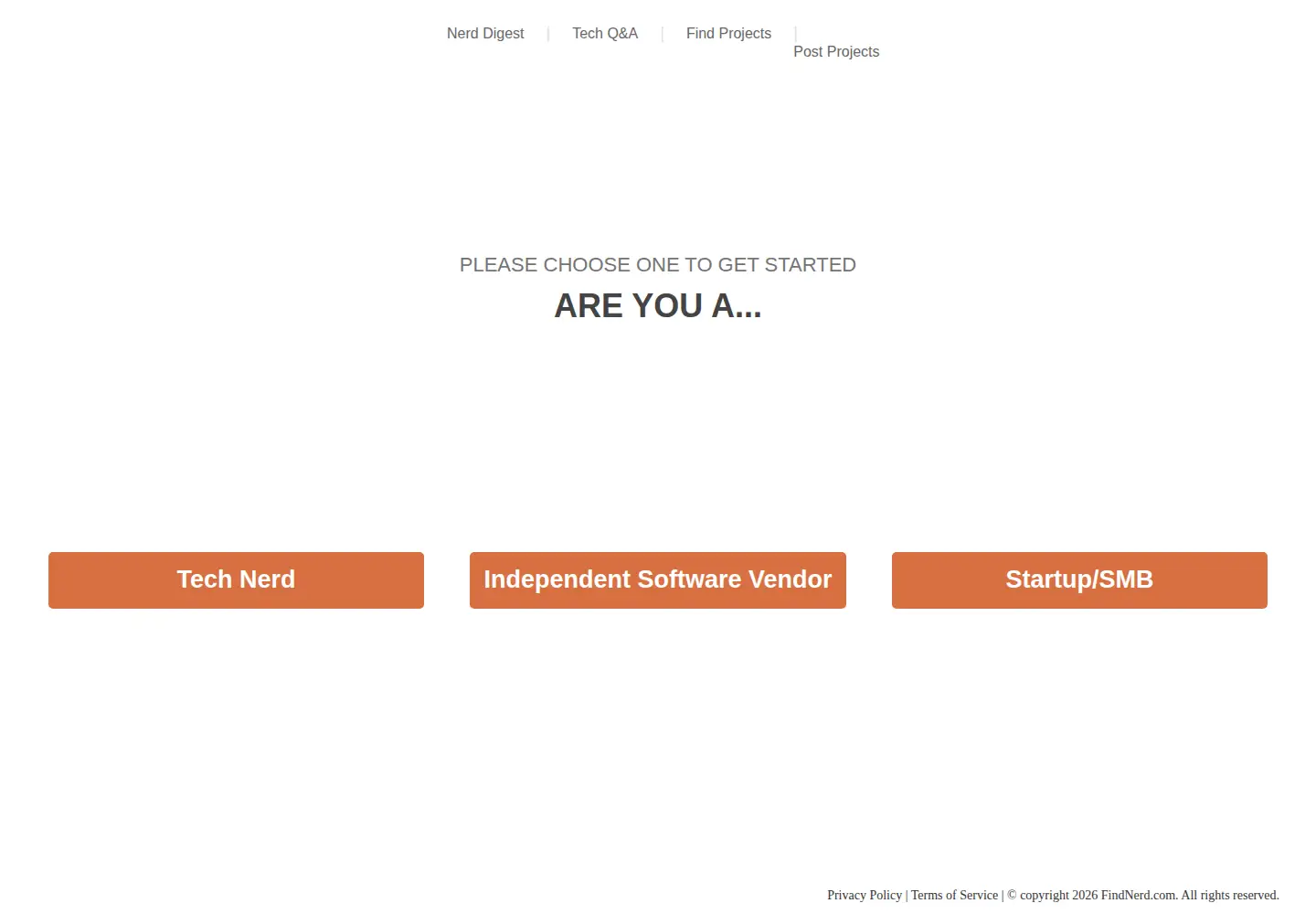 Screenshot of findnerd.com