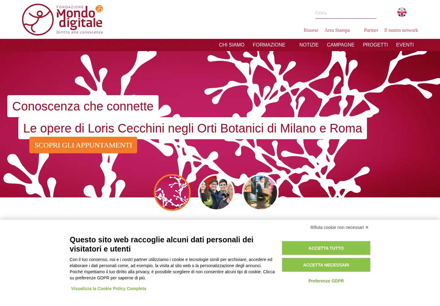 Screenshot of mondodigitale.org